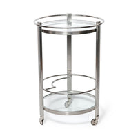 Zodax Élan Round Bar Cart / Trolley