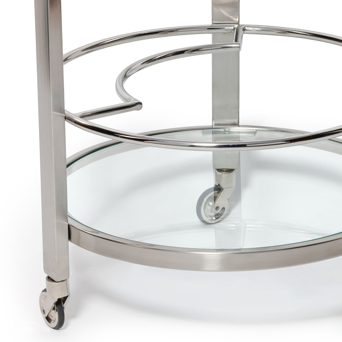 Zodax Élan Round Bar Cart / Trolley