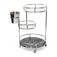 Zodax Paradise Cove Bar Cart with Bucket