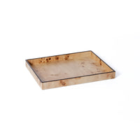 Zodax Valberg Burl Veneer All-Purpose Tray
