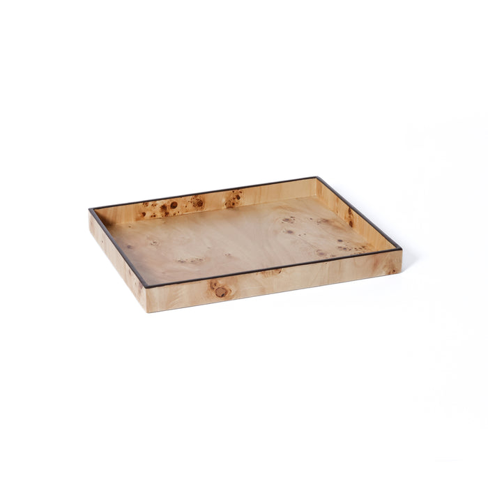 Zodax Valberg Burl Veneer All-Purpose Tray