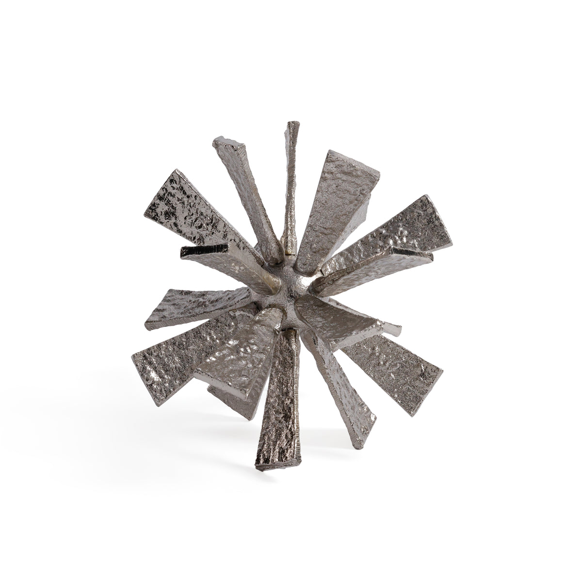 Zodax Sculptural Starburst Metal Orb Accent, Large