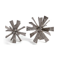 Zodax Sculptural Starburst Metal Orb Accent, Large