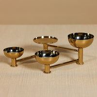 Zodax Swivel Polished Stainless Steel Condiment Set