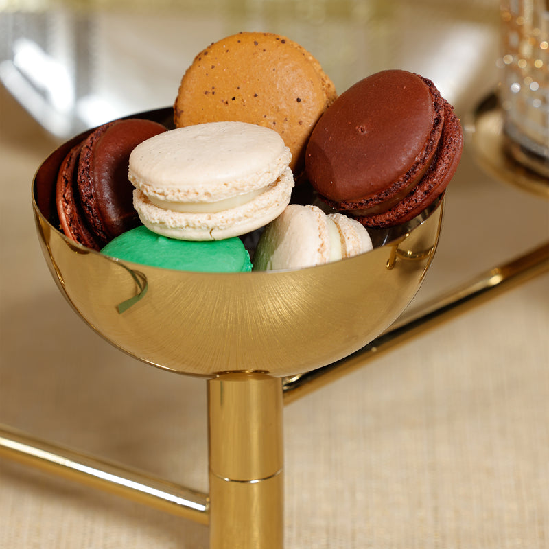 Zodax Swivel Polished Stainless Steel Condiment Set