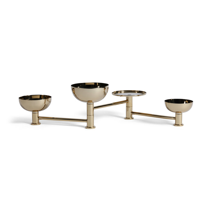 Zodax Swivel Polished Stainless Steel Condiment Set