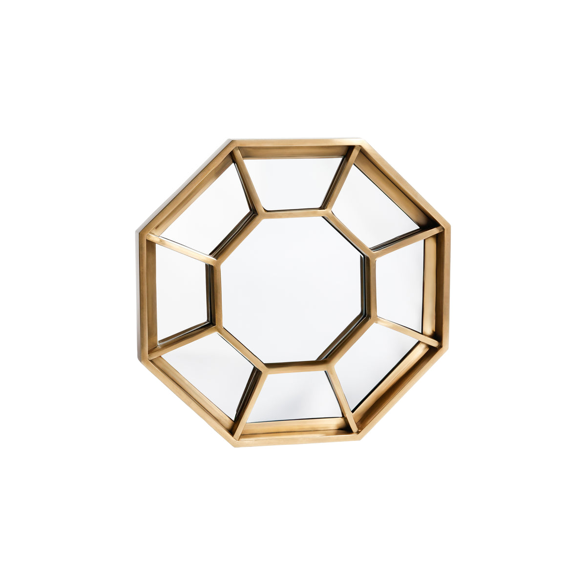 Zodax Celesta Hex Gold Wall Mirror