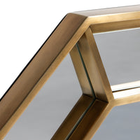 Zodax Celesta Hex Gold Wall Mirror
