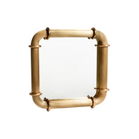 Zodax Limoges Ribbed Gold Wall Mirror