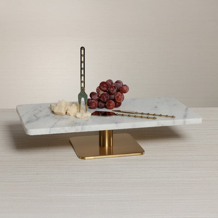 Zodax Bodega Marble Cheese & Charcuterie Serving Tray