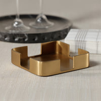 Zodax Gold Stainless Steel Cocktail Napkin Holder