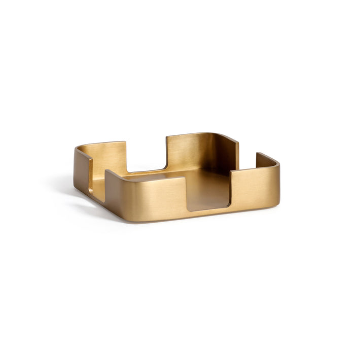 Zodax Gold Stainless Steel Cocktail Napkin Holder