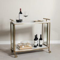 Zodax Soho Marble Bar Cart