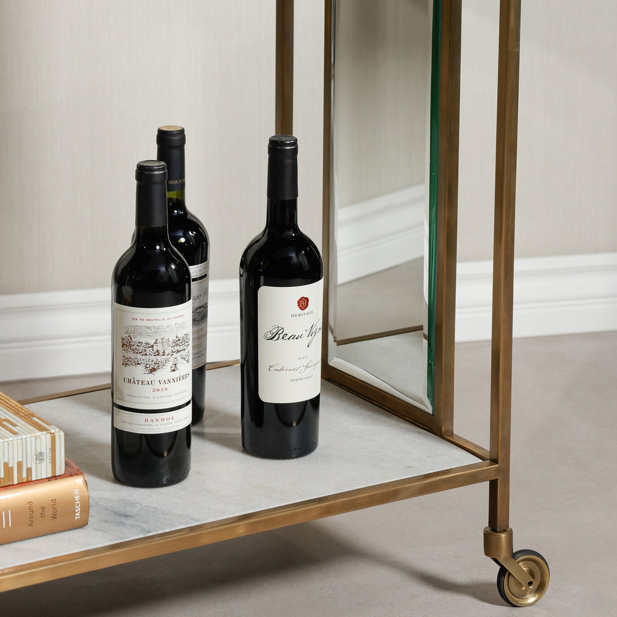 Zodax Soho Marble Bar Cart