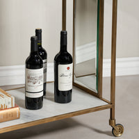 Zodax Soho Marble Bar Cart