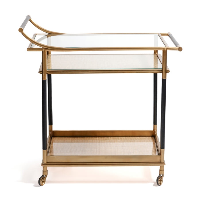Zodax Mayfair 59 Three-Tier Bar Cart