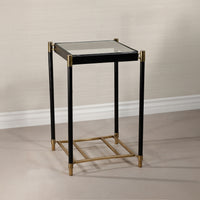 Zodax Park Lane 18 Leather Side Table