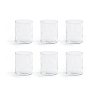 Zodax Shiraz Etched Glass Tumblers, Set of 6