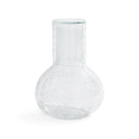 Zodax Caspian Etched Glass Carafe with Bubble Design