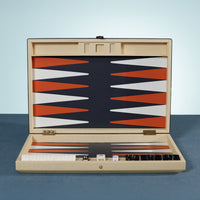 Zodax Monaco 19" Portable Folding Backgammon Board Game Set