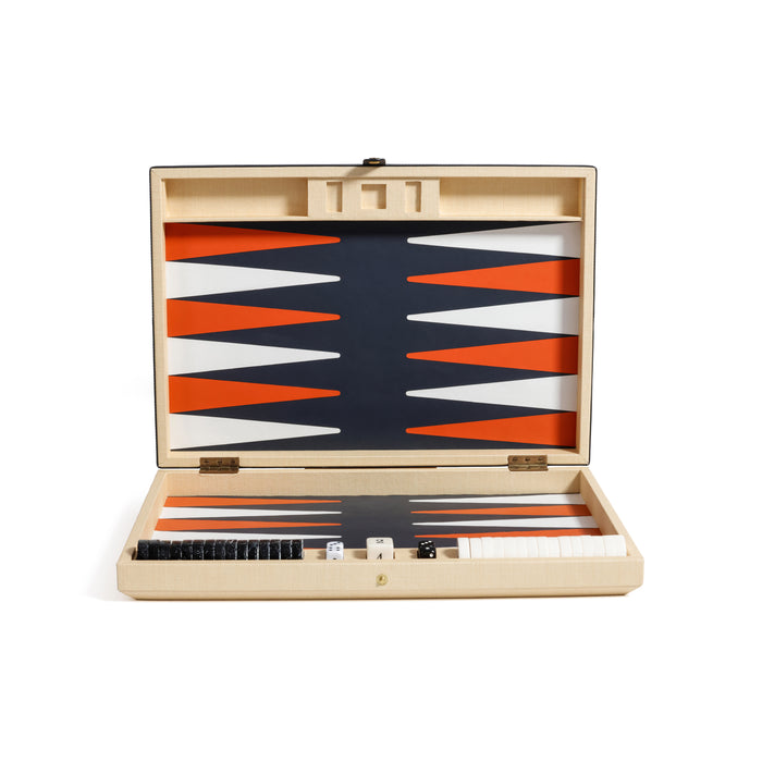 Zodax Monaco 19" Portable Folding Backgammon Board Game Set