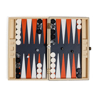 Zodax Monaco 19" Portable Folding Backgammon Board Game Set