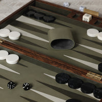 Zodax Premium 19" Portable Folding Backgammon Board Game Set - Palma de Mallorca