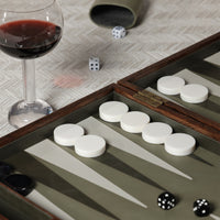 Zodax Premium 19" Portable Folding Backgammon Board Game Set - Palma de Mallorca