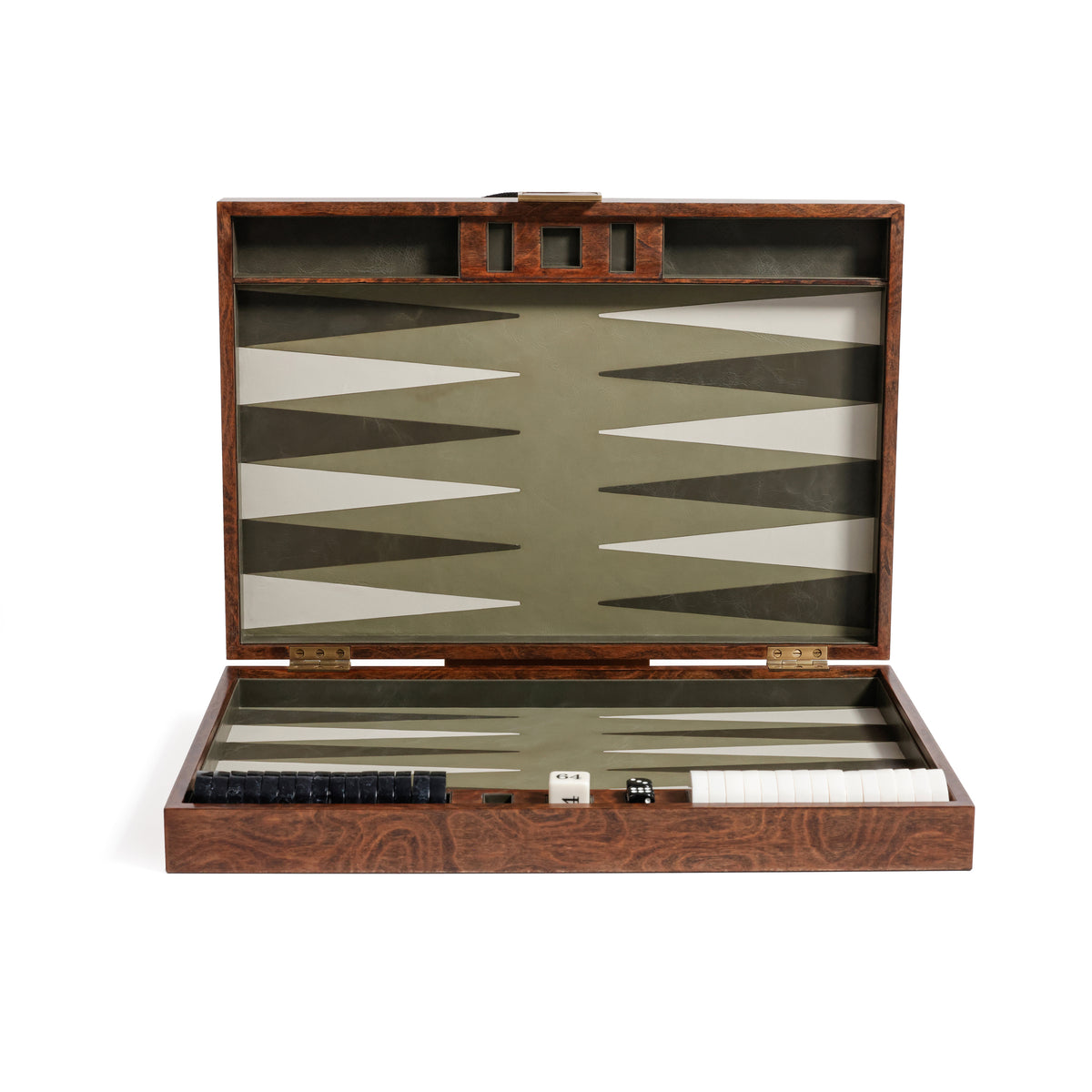 Zodax Premium 19" Portable Folding Backgammon Board Game Set - Palma de Mallorca