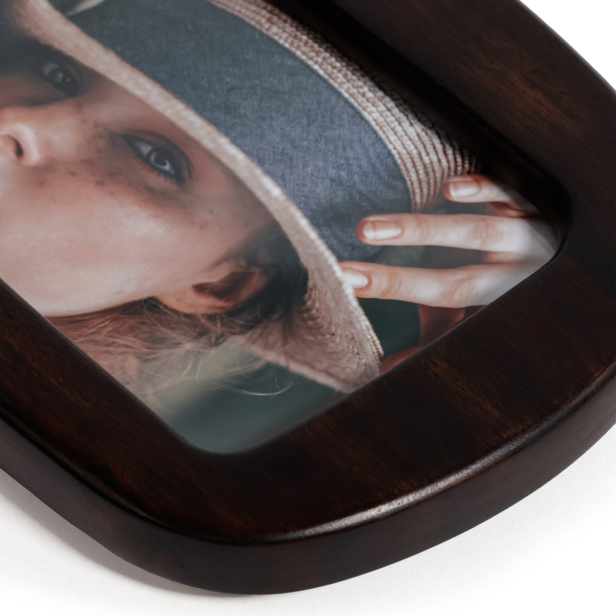 Zodax Dark Acacia Wood Photo Frame, 4" x 6"