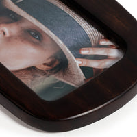 Zodax Dark Acacia Wood Photo Frame, 4" x 6"