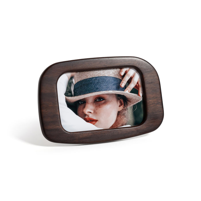 Zodax Dark Acacia Wood Photo Frame, 5" x 7"