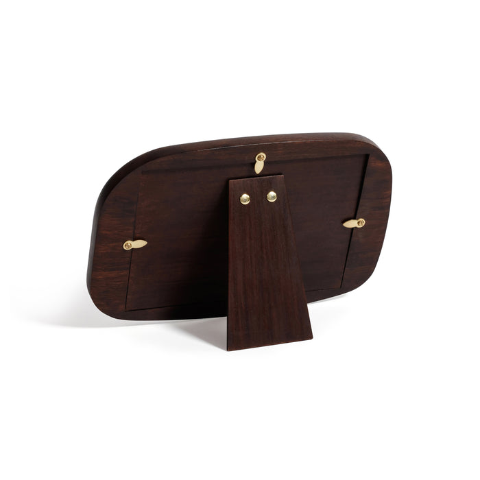 Zodax Dark Acacia Wood Photo Frame, 5" x 7"