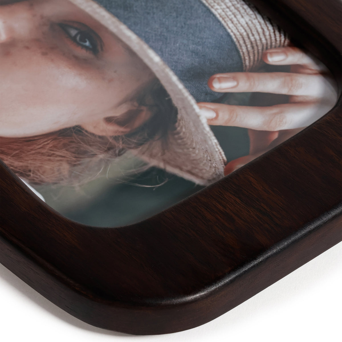 Zodax Dark Acacia Wood Photo Frame, 5" x 7"