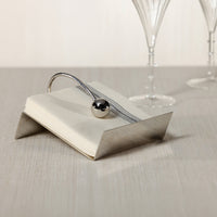 Zodax Sleek Polished Nickel Cocktail Napkin Holder