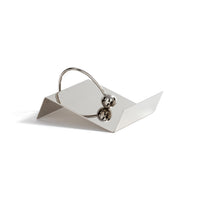 Zodax Sleek Polished Nickel Cocktail Napkin Holder