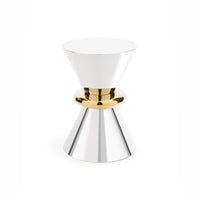 Zodax Edition Polished Stainless Steel Side Table