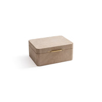 Zodax Linea Suede Jewelry Box with Removable Tray