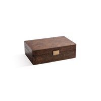 Zodax Linea Madrona Burl Veneer Jewelry Box