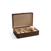 Zodax Linea Madrona Burl Veneer Jewelry Box