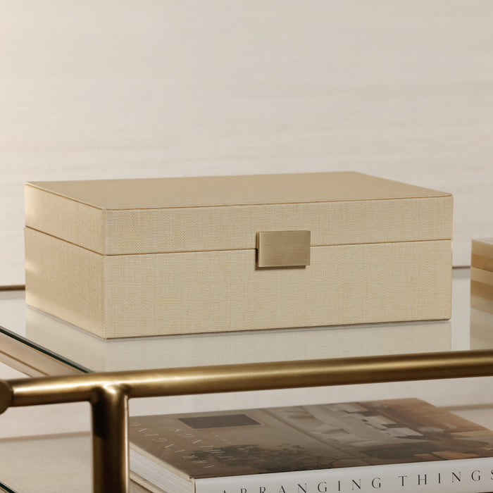Zodax Linea Raffia Jewelry Box