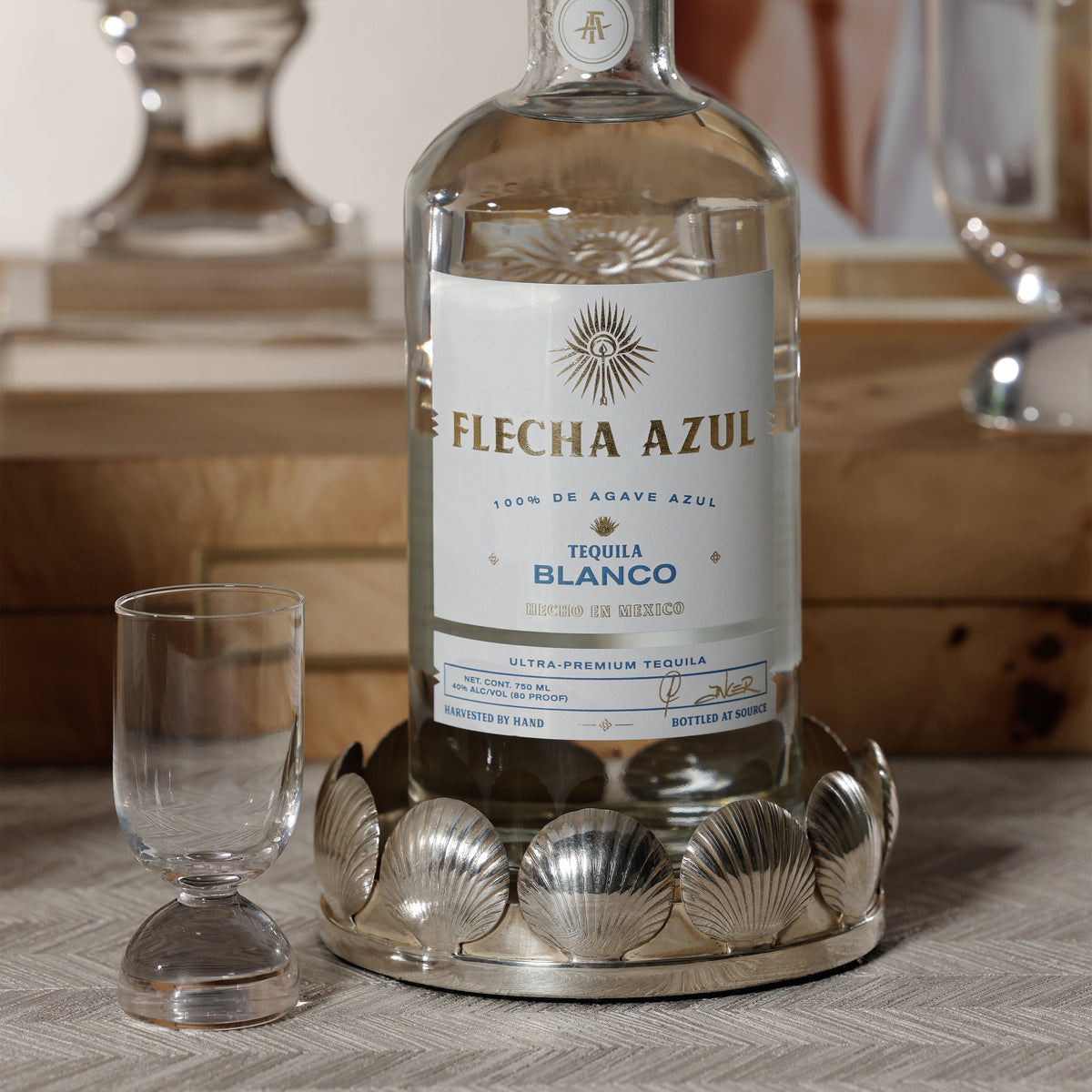Zodax Sur-Mer Shell Design Wine Coaster