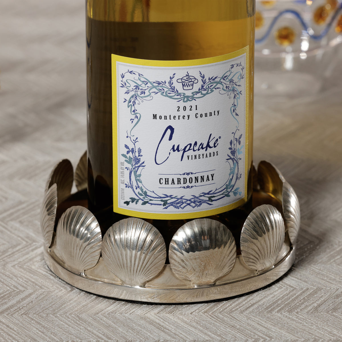 Zodax Sur-Mer Shell Design Wine Coaster