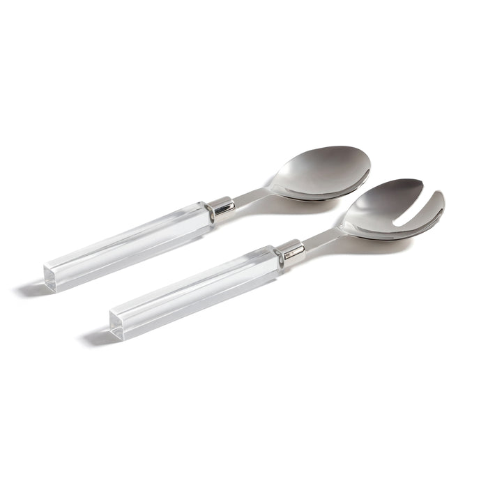 Zodax Mougins Salad Server Set with Acrylic Handle