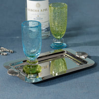 Zodax Cap Ferrat Fan Shell Serving Tray - Nickel
