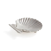 Zodax Sanibel Shell Trays, Set of 2 - Polished Nickel