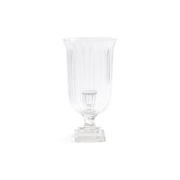 Zodax Maison de Verre Cut Glass Hurricane Taper Holder
