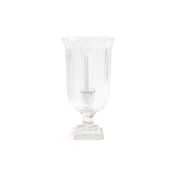 Zodax Maison de Verre Cut Glass Hurricane Taper Holder