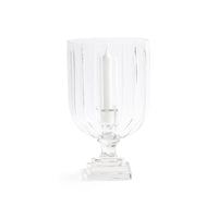 Zodax Maison de Verre Straight Cut Glass Hurricane Taper Holder