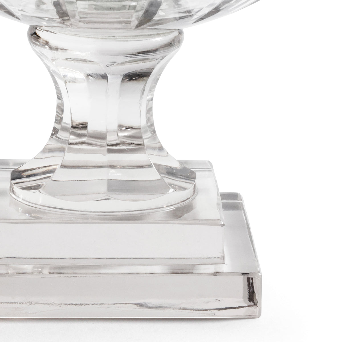 Zodax Maison de Verre Straight Cut Glass Hurricane Taper Holder